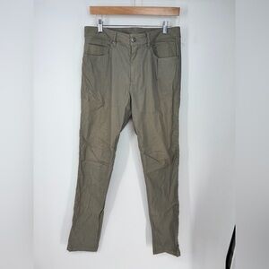 Lululemon Athletica Mens Casual Athletic Mid Rise Straight Leg Dress Pants